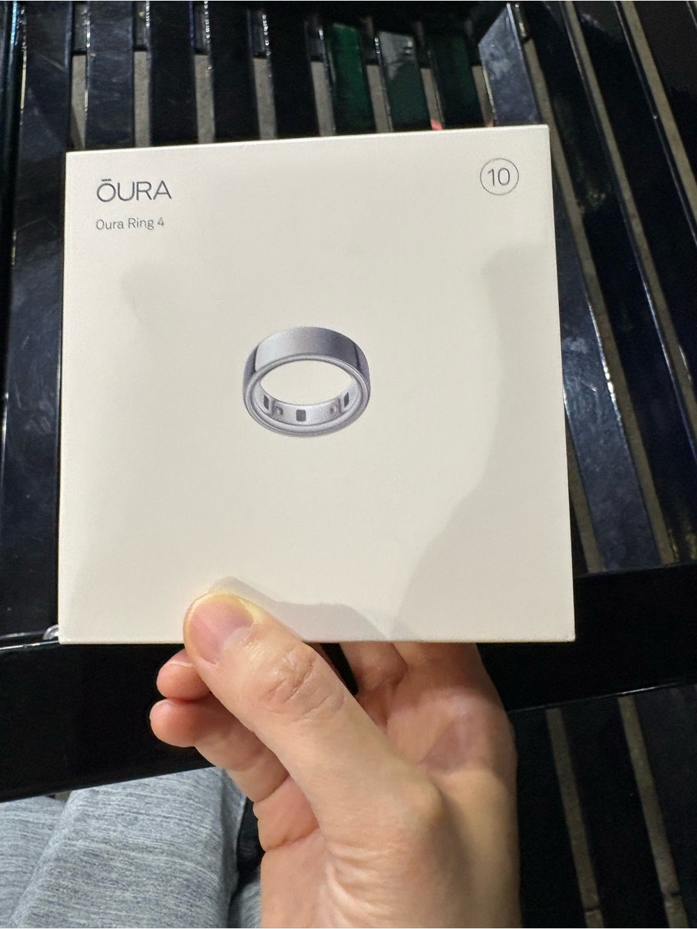 Oura Ring silver 4 size 10 new sealed